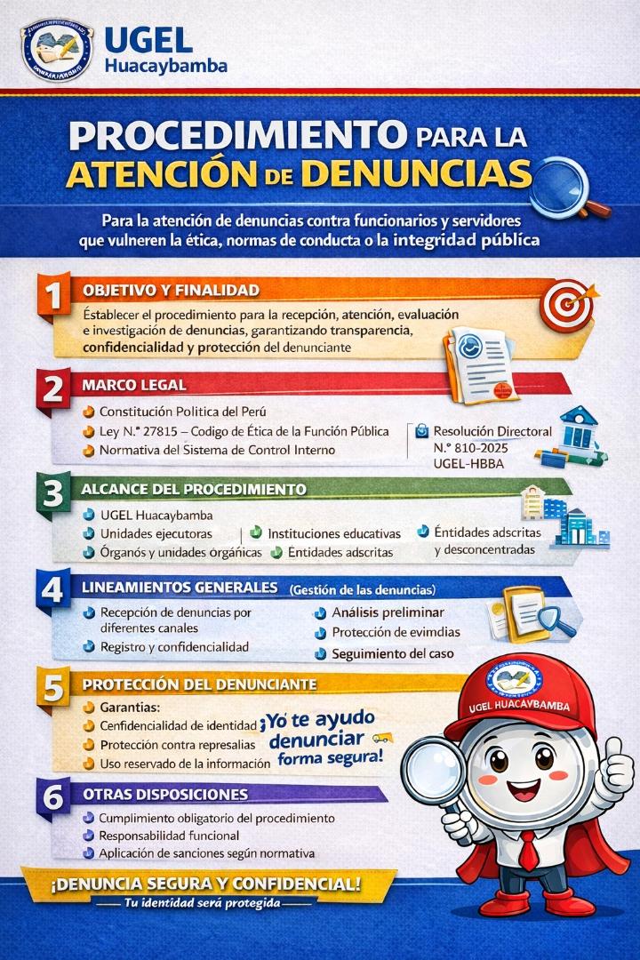 📢 Procedimiento para la Atención de Denuncias