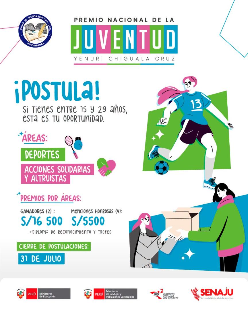 🏆✨ ¿Quieres postular al Premio Nacional de la Juventud Yenuri Chiguala Cruz y no sabes por dónde empezar?