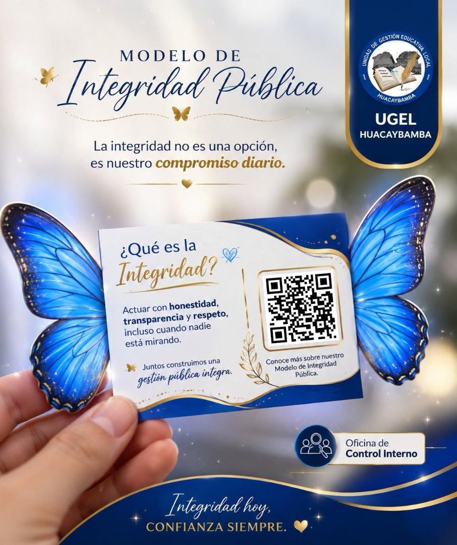 🦋💙 Difundiendo el Modelo de Integridad Pública 💛✨