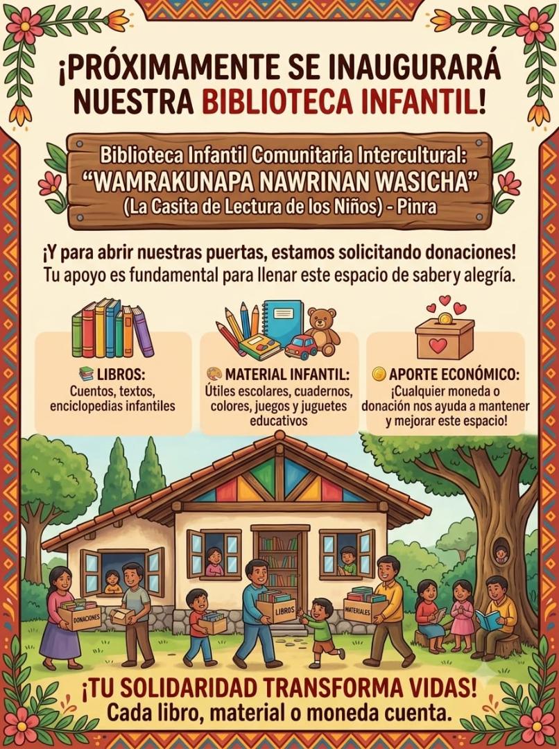 📚🌈 ¡𝐏𝐑Ó𝐗𝐈𝐌𝐀𝐌𝐄𝐍𝐓𝐄 𝐒𝐄 𝐈𝐍𝐀𝐔𝐆𝐔𝐑𝐀𝐑Á 𝐍𝐔𝐄𝐒𝐓𝐑𝐀 𝐁𝐈𝐁𝐋𝐈𝐎𝐓𝐄𝐂𝐀 𝐈𝐍𝐅𝐀𝐍𝐓𝐈𝐋 𝐂𝐎𝐌𝐔𝐍𝐈𝐓𝐀𝐑𝐈𝐀 𝐈𝐍𝐓𝐄𝐑𝐂𝐔𝐋𝐓𝐔𝐑𝐀𝐋! 🤝💖