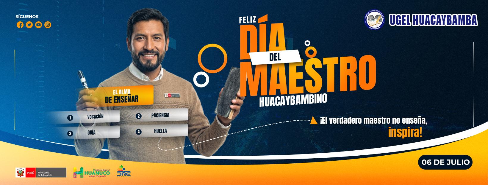 FELIZ DÍA DEL MAESTRO